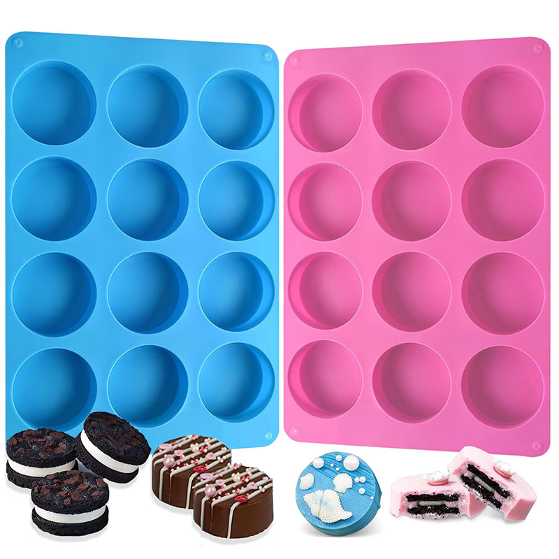 Soap Making Gloves - Stampi in Silicone Rotondi a 12