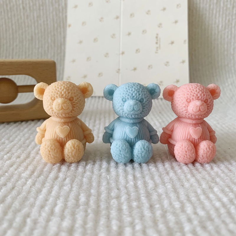 Soap Making Equipment For Beginners - Mini amore orso candela stampo in
