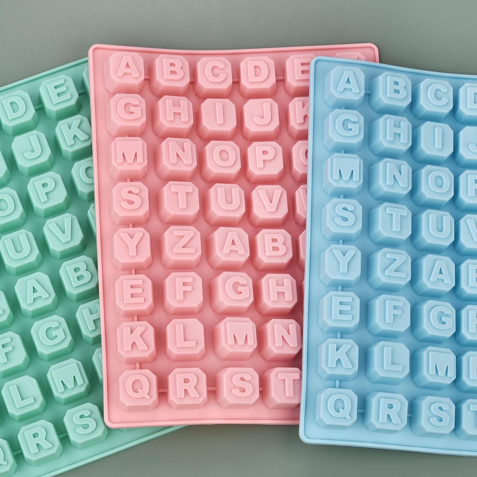 Soap Making Gloves - 48 Lettera Enghish Lettera dell'alfabeto Stampo