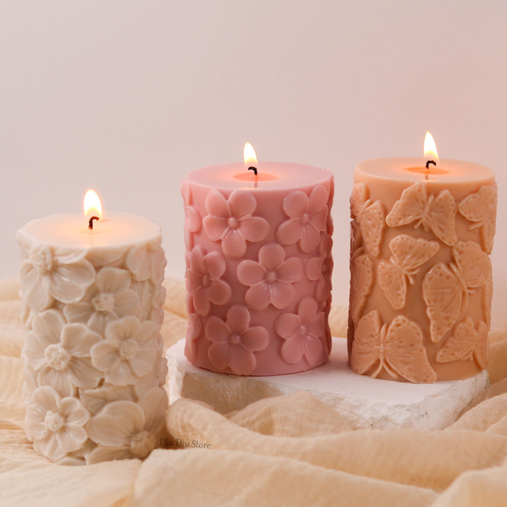 Soap Making Equipment For Beginners - Fiore Farfalla Colonnare Stampo per candele