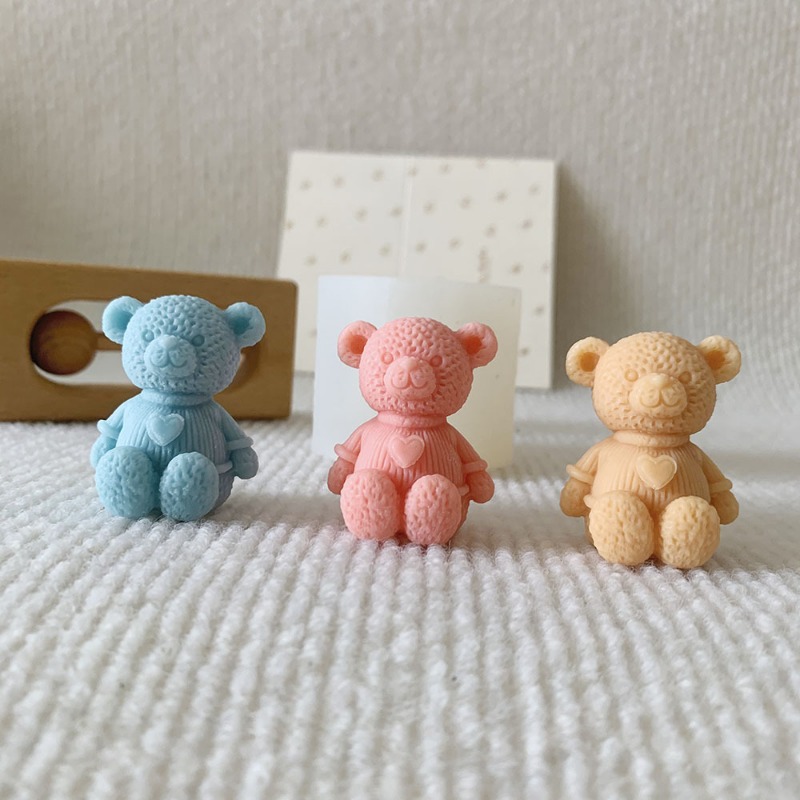 Mini amore orso candela stampo - Soap Making Equipment For Beginners recensione e prezzo