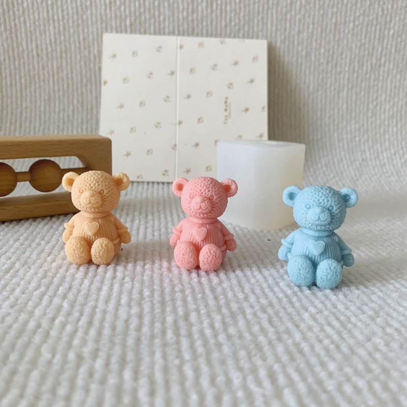 Mini amore orso candela stampo - Soap Making Equipment For Beginners recensione e prezzo