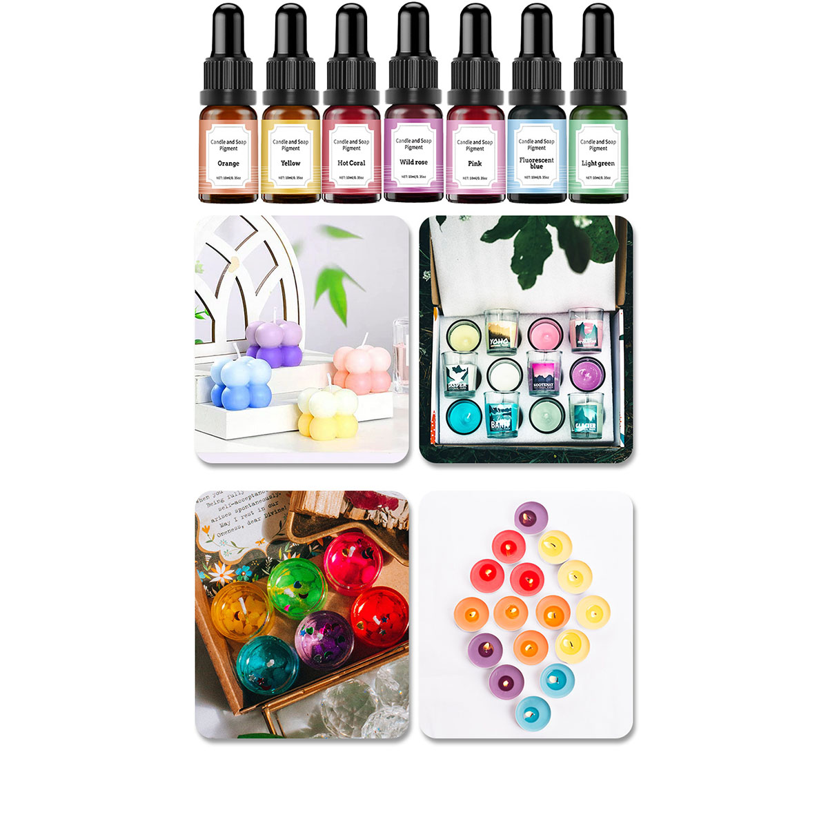 36 colori 10ml Candela Coloran - Soap Making Dye recensione e prezzo