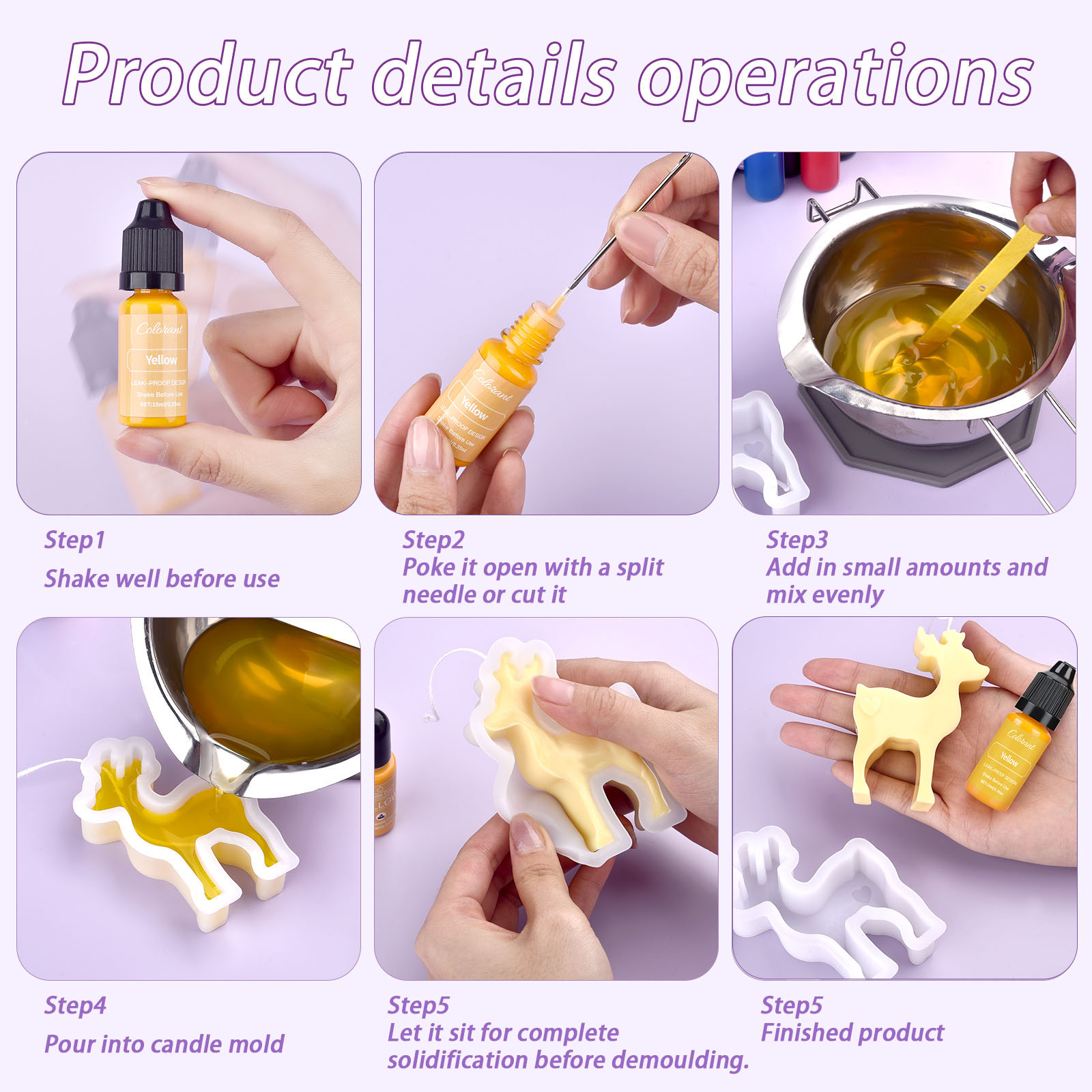Kit di coloranti per candele S - Soap Making Dye recensione e prezzo