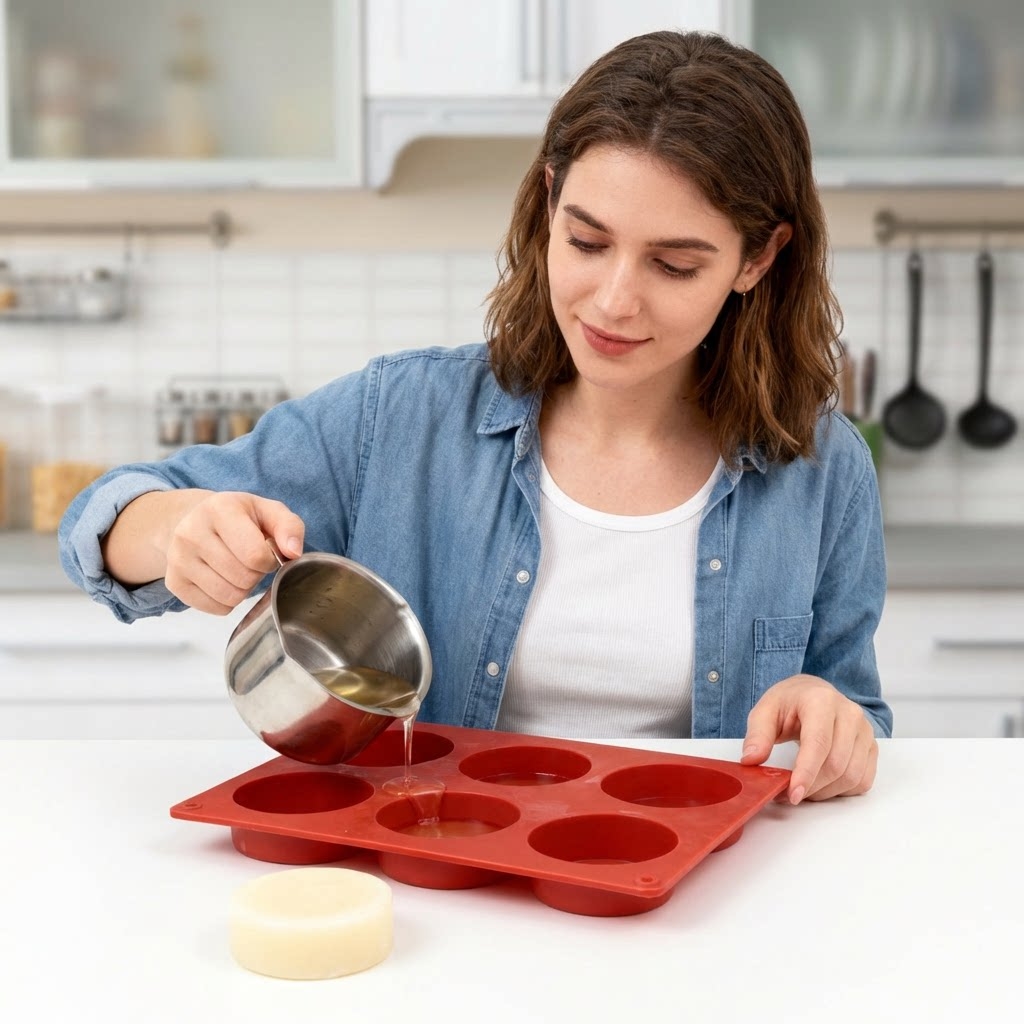 Stampo in Silicone Rotondo per - Soap Making Equipment For Beginners recensione e prezzo